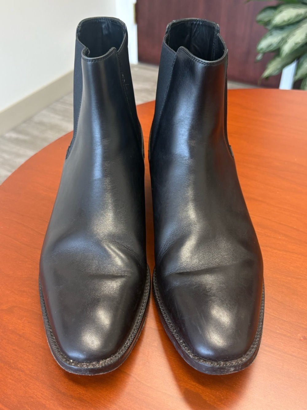 Suit Supply Black Boot.  Size 9 US/42 EU